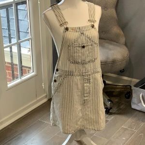 FAHERTY railroad stripe overalls